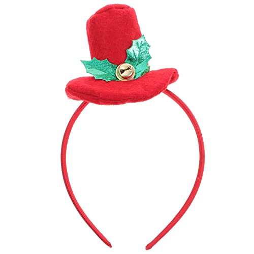FUNOMOCYA Weihnachts Haarreif Glitzerndes Cosplay Stirnband Weihnachtsmütze Kopfaccessoire für Erwachsene und Party Karneval Festtagsdekoration von FUNOMOCYA