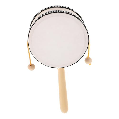 FUNOMOCYA Wellen Trommel für Traditionelles Chinesisches Handtrommel Musikinstrument Sicherer Percussion Trommelspaß für Kleinkinder und Vorschulkinder für Musikfrüherziehung und von FUNOMOCYA