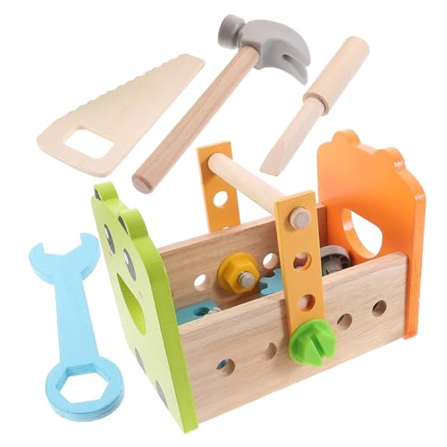 FUNOMOCYA Werkzeugset Holz Teiliges Buntes Lernspielzeug mit Schraubendreher und Mutter Pädagogisches Reparaturspielzeug für Kleinkinder und Vorschulkinder für Jungen und Mädchen FUNOMOCYA Werkzeugset Holz Teiliges Buntes Lernspielzeug mit Schraubendreher und Mutter Pädagogisches Reparaturspielzeug für Kleinkinder und Vorschulkinder für Jungen und Mädchen von FUNOMOCYA
