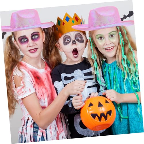 FUNOMOCYA Western Cowgirl Hut Cowboyhut mit Großer Krempe Modisch Elegant für Karneval Halloween Kostüm Zubehör Mädchen FUNOMOCYA Western Cowgirl Hut Cowboyhut mit Großer Krempe Modisch Elegant für Karneval Halloween Kostüm Zubehör Mädchen von FUNOMOCYA