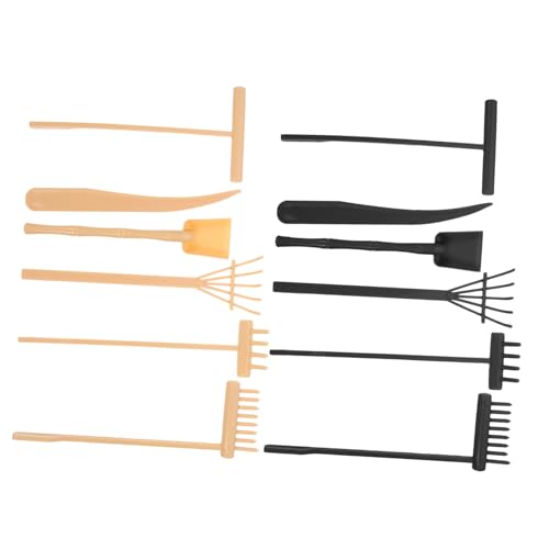 FUNOMOCYA Zen Garten Sandrechen Leichte Rechen aus Vielseitige Sandtisch Accessoires für Meditation DIY Zen Garten Gestaltung für Achtsamkeits Dekorationszwecke von FUNOMOCYA