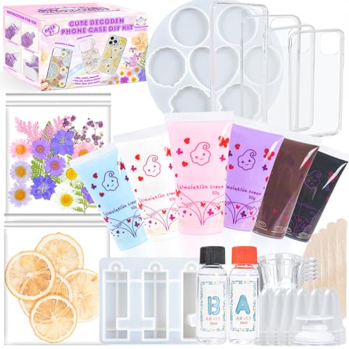 FUNSHOWCASE Simulations Schlagsahne Kleber Bastelset mit Handyhülle Epoxidharz Silikonform für Schmuck Charms Dekoration 36er FUNSHOWCASE Simulations Schlagsahne Kleber Bastelset mit Handyhülle Epoxidharz Silikonform für Schmuck Charms Dekoration 36er von FUNSHOWCASE