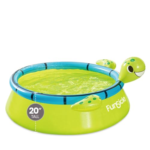 FUNSICLE, Stabiler, freistehender Schwimmbecken, ideal für Kinder, Durchmesser 1,83 m, Höhe 51 cm, Fassungsvermögen 757 Liter, einfache Montage FUNSICLE, Stabiler, freistehender Schwimmbecken, ideal für Kinder, Durchmesser 1,83 m, Höhe 51 cm, Fassungsvermögen 757 Liter, einfache Montage von Funsicle