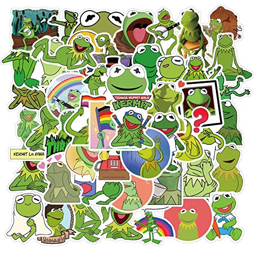 Kermit Frosch Meme Lustige Aufkleber für Wasserflaschen, 50 Stück, niedlich, Laptop, Autos, Handy, Scrapbook, Fahrrad, Skateboard, Reiseetui, Stoßstange Kermit Frosch Meme Lustige Aufkleber für Wasserflaschen, 50 Stück, niedlich, Laptop, Autos, Handy, Scrapbook, Fahrrad, Skateboard, Reiseetui, Stoßstange von FUNSTERSIN