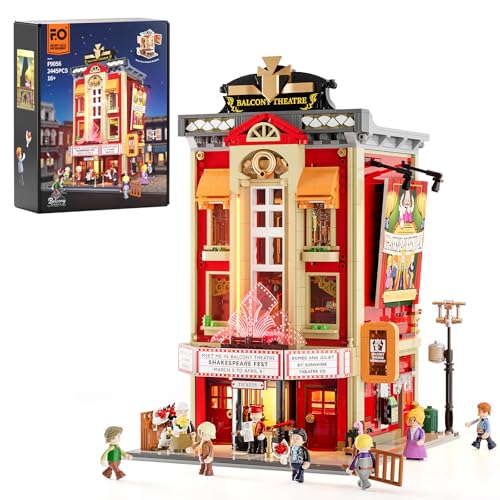 FUNWHOLE Balkon-Theater Bausatz mit Beleuchtung ,Muttertagsgeschenk& Kreatives Stadt-Haus-Modell, Modularer Baukasten, Sammler-Set, 2445 Teile für Erwachsene und Jugendliche FUNWHOLE Balkon-Theater Bausatz mit Beleuchtung ,Muttertagsgeschenk& Kreatives Stadt-Haus-Modell, Modularer Baukasten, Sammler-Set, 2445 Teile für Erwachsene und Jugendliche von FUNWHOLE