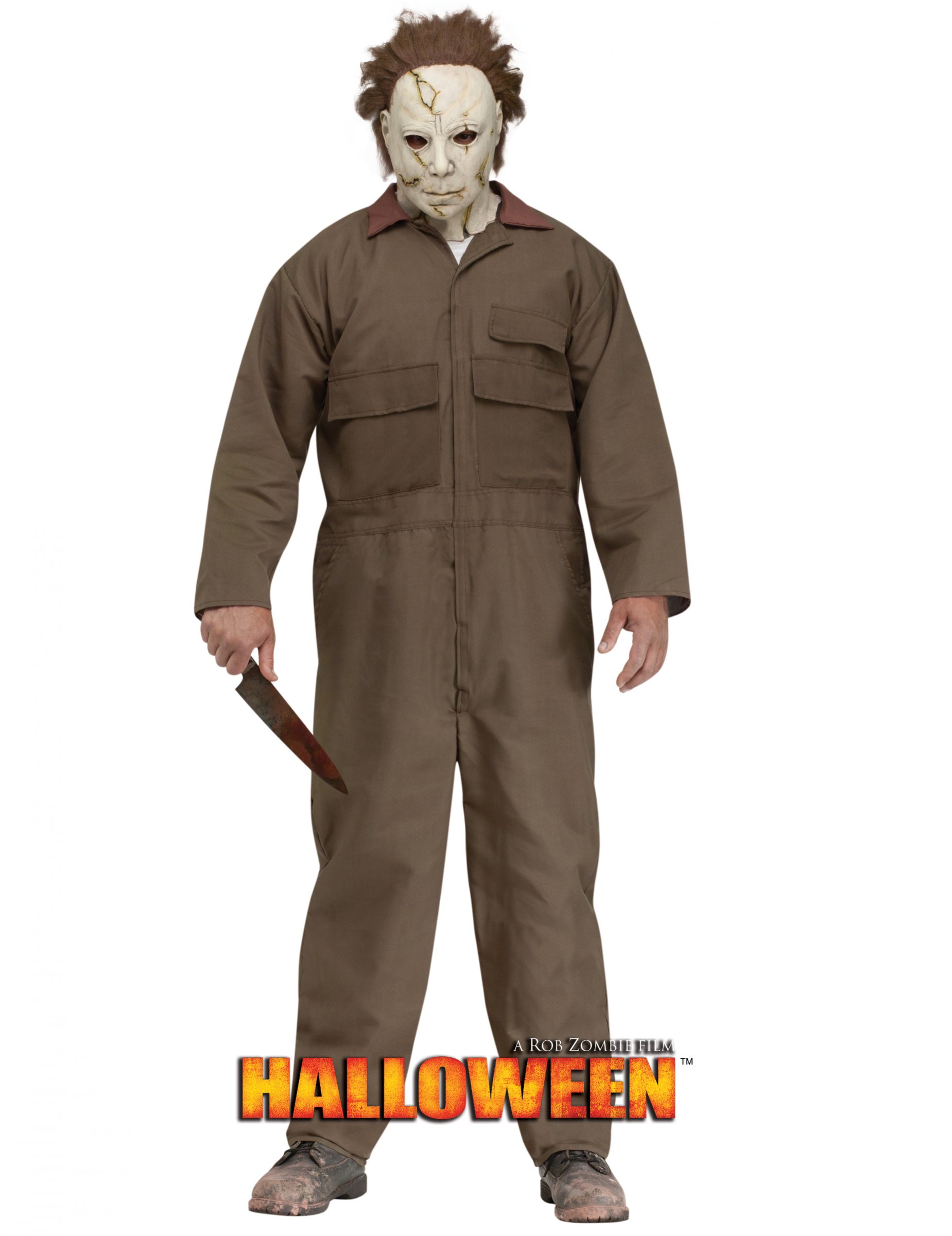 Michael Myers Kostüm für Halloween khaki Michael Myers Kostüm für Halloween khaki von FUNWORLD