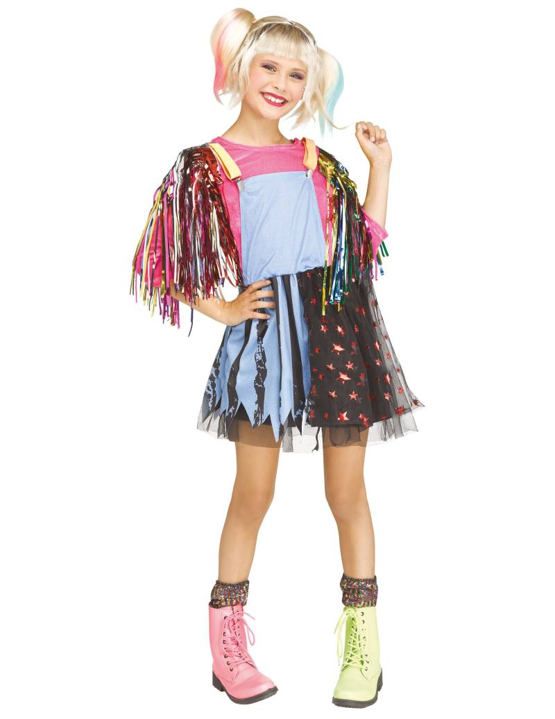 Verrückte Superheldin-Kostüm für Mädchen Faschingskostüm bunt Verrückte Superheldin-Kostüm für Mädchen Faschingskostüm bunt von FUNWORLD