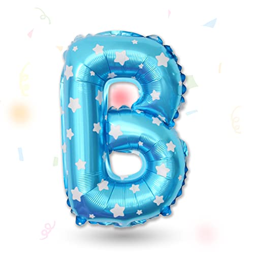 FUNXGO Folienballon Buchstaben Blau B - Buchstaben Luftballon Klein B - ca. 40cm Nur Luftfüllung - Ideal für Geburtstag, Hochzeit & Party Deko - Ballon Buchstabe B Blau FUNXGO Folienballon Buchstaben Blau B - Buchstaben Luftballon Klein B - ca. 40cm Nur Luftfüllung - Ideal für Geburtstag, Hochzeit & Party Deko - Ballon Buchstabe B Blau von FUNXGO