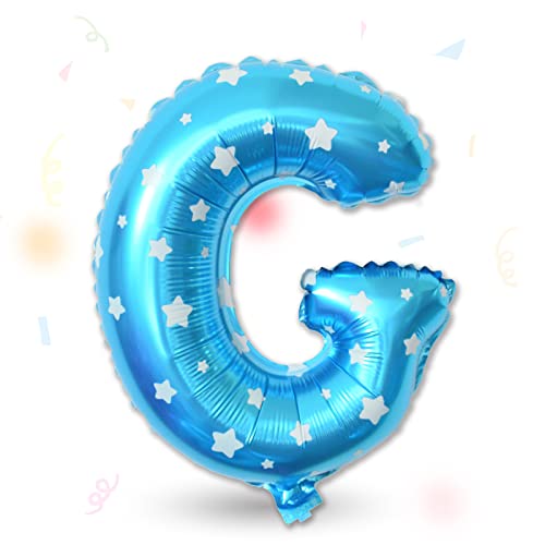 FUNXGO Folienballon Buchstaben Blau G - Buchstaben Luftballon Klein G - ca. 40cm Nur Luftfüllung - Ideal für Geburtstag, Hochzeit & Party Deko - Ballon Buchstabe G Blau FUNXGO Folienballon Buchstaben Blau G - Buchstaben Luftballon Klein G - ca. 40cm Nur Luftfüllung - Ideal für Geburtstag, Hochzeit & Party Deko - Ballon Buchstabe G Blau von FUNXGO