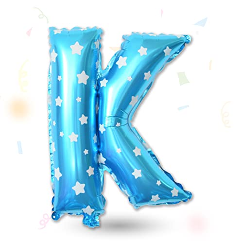 FUNXGO Folienballon Buchstaben Blau K - Buchstaben Luftballon Klein K - ca. 40cm Nur Luftfüllung - Ideal für Geburtstag, Hochzeit & Party Deko - Ballon Buchstabe K Blau FUNXGO Folienballon Buchstaben Blau K - Buchstaben Luftballon Klein K - ca. 40cm Nur Luftfüllung - Ideal für Geburtstag, Hochzeit & Party Deko - Ballon Buchstabe K Blau von FUNXGO