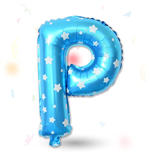 FUNXGO Folienballon Buchstaben Blau P - Buchstaben Luftballon Klein P - ca. 40cm Nur Luftfüllung - Ideal für Geburtstag, Hochzeit & Party Deko - Ballon Buchstabe P Blau FUNXGO Folienballon Buchstaben Blau P - Buchstaben Luftballon Klein P - ca. 40cm Nur Luftfüllung - Ideal für Geburtstag, Hochzeit & Party Deko - Ballon Buchstabe P Blau von FUNXGO