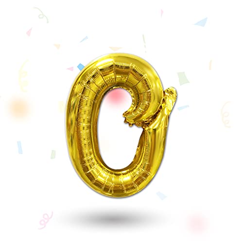 FUNXGO Folienballon Buchstaben Gold o - Buchstaben Luftballon Klein o - ca. 40cm Nur Luftfüllung - Ideal für Geburtstag, Hochzeit & Party Deko - Ballon Buchstabe O Gold FUNXGO Folienballon Buchstaben Gold o - Buchstaben Luftballon Klein o - ca. 40cm Nur Luftfüllung - Ideal für Geburtstag, Hochzeit & Party Deko - Ballon Buchstabe O Gold von FUNXGO