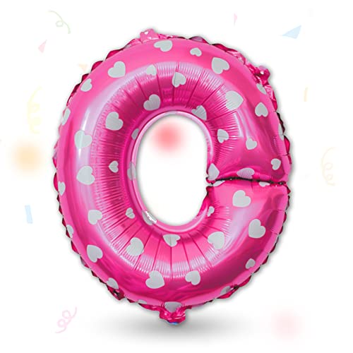 FUNXGO Folienballon Buchstaben Pink O - Buchstaben Luftballon Klein O - ca. 40cm Nur Luftfüllung - Ideal für Geburtstag, Hochzeit & Party Deko - Ballon Buchstabe O Pink FUNXGO Folienballon Buchstaben Pink O - Buchstaben Luftballon Klein O - ca. 40cm Nur Luftfüllung - Ideal für Geburtstag, Hochzeit & Party Deko - Ballon Buchstabe O Pink von FUNXGO