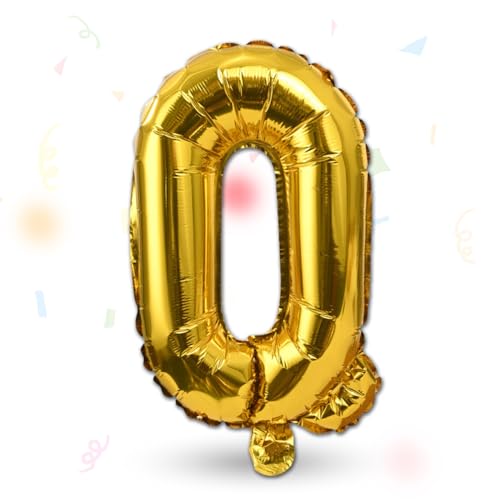 FUNXGO Folienballon Buchstaben gold Q - Buchstaben Luftballon Klein Q - ca. 40cm Nur Luftfüllung - Ideal für Geburtstag, Hochzeit & Party Deko - Ballon Buchstabe Q gold von FUNXGO