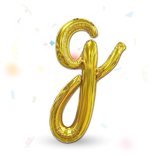 FUNXGO Folienballon Buchstaben Gold g - Buchstaben Luftballon Klein g - ca. 40cm Nur Luftfüllung - Ideal für Geburtstag, Hochzeit & Party Deko - Ballon Buchstabe G Gold FUNXGO Folienballon Buchstaben Gold g - Buchstaben Luftballon Klein g - ca. 40cm Nur Luftfüllung - Ideal für Geburtstag, Hochzeit & Party Deko - Ballon Buchstabe G Gold von FUNXGO