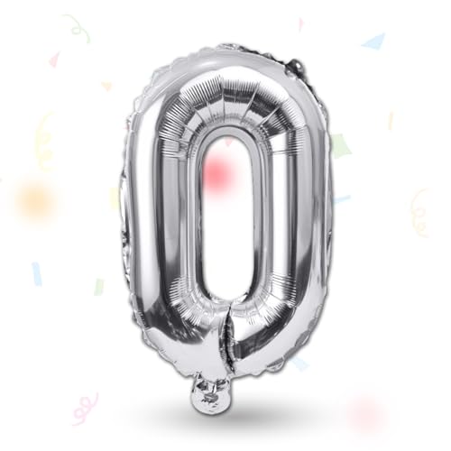 FUNXGO Folienballon Buchstaben silber O - Buchstaben Luftballon Klein O - ca. 40cm Nur Luftfüllung - Ideal für Geburtstag, Hochzeit & Party Deko - Ballon Buchstabe O silber FUNXGO Folienballon Buchstaben silber O - Buchstaben Luftballon Klein O - ca. 40cm Nur Luftfüllung - Ideal für Geburtstag, Hochzeit & Party Deko - Ballon Buchstabe O silber von FUNXGO