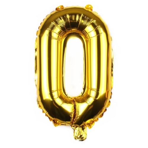 FUNXGO Folienballon Zahl Gold 0 - Zahlen Luftballon Klein 0 - ca. 40cm Nur Luftfüllung - Ideal für Geburtstag, Hochzeit & Party Deko - Ballon Zahl 0 Gold FUNXGO Folienballon Zahl Gold 0 - Zahlen Luftballon Klein 0 - ca. 40cm Nur Luftfüllung - Ideal für Geburtstag, Hochzeit & Party Deko - Ballon Zahl 0 Gold von FUNXGO