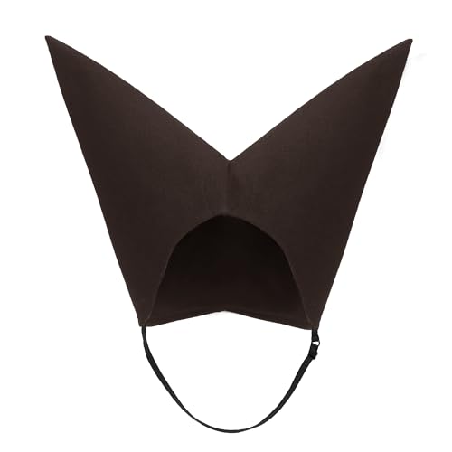 FURPHI Mittelalterlicher Escoffion Hut Spätmittelalter Kopfbedeckung Halloween LARP Kostüm Zubehör für Frauen, Mehrere Farben, Standard von FURPHI
