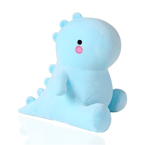 FUSHENGCHUANG Dinosaurier Plüschtier, 30cm Niedliche Dinosaurier Plüschpuppe, Kawaii Dinosaurier Plüschpuppe, Cartoon Dinosaurier Tier Spielzeug, Geschenk für Kinder Mädchen Jungen (Blau) von FUSHENGCHUANG