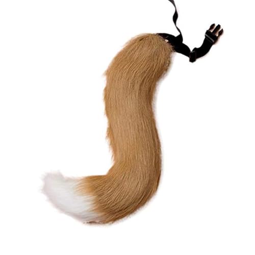 FUSHENGCHUANG Halloween Kunstpelz Fuchsschwanz, Tierschwanz Fuchsschwanz Cosplay Plüsch Fuchs Kostüm Cosplay Halloween Kostüme Wolfsschwanz Kostüm Fuchsschwanz für Erwachsene Cosplay Rollenspiele FUSHENGCHUANG Halloween Kunstpelz Fuchsschwanz, Tierschwanz Fuchsschwanz Cosplay Plüsch Fuchs Kostüm Cosplay Halloween Kostüme Wolfsschwanz Kostüm Fuchsschwanz für Erwachsene Cosplay Rollenspiele von FUSHENGCHUANG