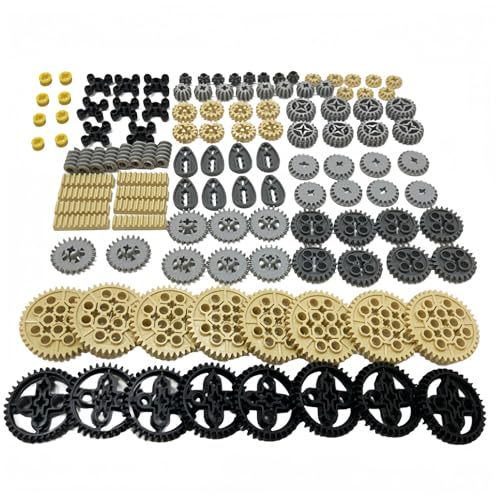 FUSHENGCHUANG Technik Ersatzteile Set, 120 Stück Technik Getriebe Zahnrad Zahnstange Technic Klemmbausteine Getriebe Zahnräder Differential Teile Steine Bausteine Bausatz FUSHENGCHUANG Technik Ersatzteile Set, 120 Stück Technik Getriebe Zahnrad Zahnstange Technic Klemmbausteine Getriebe Zahnräder Differential Teile Steine Bausteine Bausatz von FUSHENGCHUANG