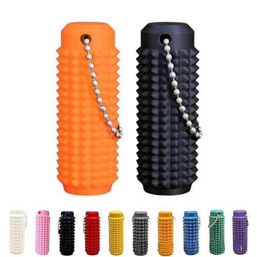 Venting Key Pendant for Anxiety Relief Positive, Spiky Grippie Stim Keychain, Portable Pocket Mini Fidget Toys (2 PCS ) von FUSHENGCHUANG