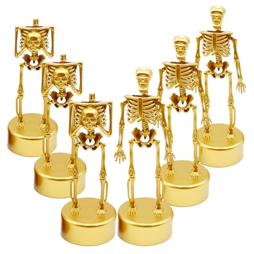 FUSHENMU Halloween-Trophäe, Skelett-Trophäen für Kinder und Erwachsene, goldenes bestes Kostüm, Skelett-Trophäen, Halloween-Trophäen für Kinder und Erwachsene, Wettbewerb, Preise FUSHENMU Halloween-Trophäe, Skelett-Trophäen für Kinder und Erwachsene, goldenes bestes Kostüm, Skelett-Trophäen, Halloween-Trophäen für Kinder und Erwachsene, Wettbewerb, Preise von FUSHENMU