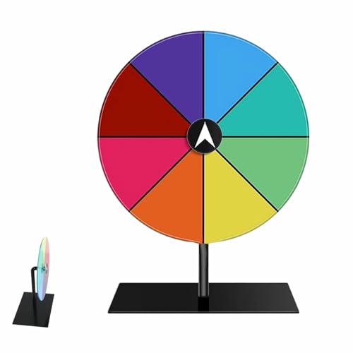 FUSONGQINTANG Glücksrad Zum Drehen Tisch Drehpreisrad Mit Ständer Spinnings Prize Wheel Für Wortspiele Karneval Party Karneval Messen FUSONGQINTANG Glücksrad Zum Drehen Tisch Drehpreisrad Mit Ständer Spinnings Prize Wheel Für Wortspiele Karneval Party Karneval Messen von FUSONGQINTANG