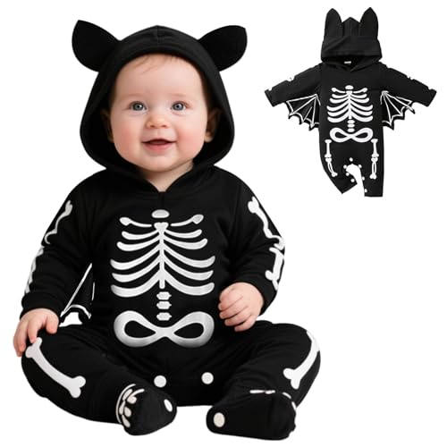 Halloween Kostüm Baby, Fledermaus Kostüm Baby, Halloween Strampler Neugeborene, My First Halloweens Outfit Babies Halloweens Kostüms, Babies Fledermaus Kostüms 12-18 Monate Halloween Kostüm Baby, Fledermaus Kostüm Baby, Halloween Strampler Neugeborene, My First Halloweens Outfit Babies Halloweens Kostüms, Babies Fledermaus Kostüms 12-18 Monate von FUTERLY