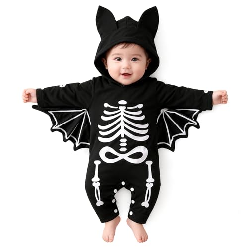 Halloween Kostüm Baby, Fledermaus Kostüm Baby, Halloween Strampler Neugeborene, My First Halloweens Outfit Babies Halloweens Kostüms, Babies Fledermaus Kostüms 6-9 Monate Halloween Kostüm Baby, Fledermaus Kostüm Baby, Halloween Strampler Neugeborene, My First Halloweens Outfit Babies Halloweens Kostüms, Babies Fledermaus Kostüms 6-9 Monate von FUTERLY
