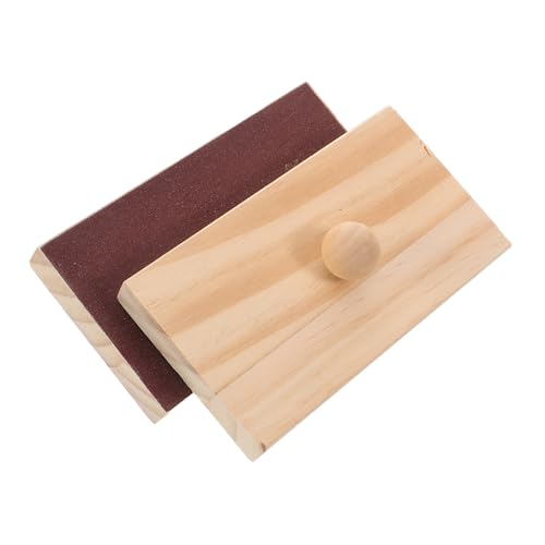 FUTUREORYY 1 Paar Früherziehung Schlaginstrumente Beige Holz von FUTUREORYY