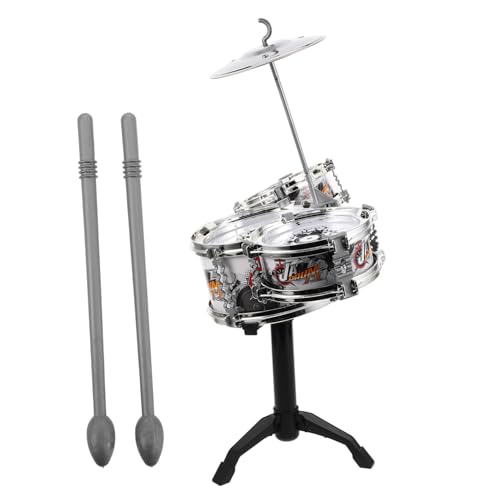 FUTUREORYY 1 Satz Satz Mini-Schlagzeug Bausatz Instrument Kindertrommel Musikspielzeug früh -Trommeln trommeln Plastik Schwarz FUTUREORYY 1 Satz Satz Mini-Schlagzeug Bausatz Instrument Kindertrommel Musikspielzeug früh -Trommeln trommeln Plastik Schwarz von FUTUREORYY