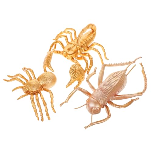 FUTUREORYY 1 Satz Simulation Insektenmodell Realistische Spinne Insektendekor Golden PVC FUTUREORYY 1 Satz Simulation Insektenmodell Realistische Spinne Insektendekor Golden PVC von FUTUREORYY