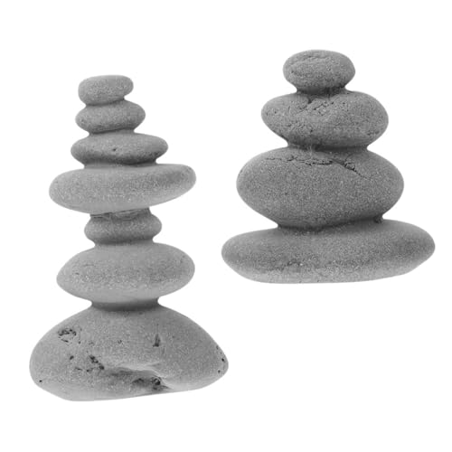 FUTUREORYY 1 Stück Kunststein Statue Stacked Stone Figurine für Zen Garten Aquarium Dekoration Landschaftsstein für Garten Sandkasten und Mikro Landschaften FUTUREORYY 1 Stück Kunststein Statue Stacked Stone Figurine für Zen Garten Aquarium Dekoration Landschaftsstein für Garten Sandkasten und Mikro Landschaften von FUTUREORYY