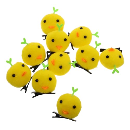 FUTUREORYY 10 Stück Kleine gelbe Hühnerhaarnadel Mädchen Haarschmuck Mini-Haarspangen Ostern-Küken-Haarnadel Haarnadel der Kleinkind Mädchen Haarschmuck Cartoon-Haarnadel Plüsch FUTUREORYY 10 Stück Kleine gelbe Hühnerhaarnadel Mädchen Haarschmuck Mini-Haarspangen Ostern-Küken-Haarnadel Haarnadel der Kleinkind Mädchen Haarschmuck Cartoon-Haarnadel Plüsch von FUTUREORYY