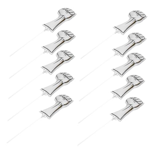 FUTUREORYY 10 Stück Teiliges Aufblasbare Sports Cheerleading Luftballons Aluminiumfolie Lärm-Sticks für Basketball Fußball Spiele Party Dekorationen FUTUREORYY 10 Stück Teiliges Aufblasbare Sports Cheerleading Luftballons Aluminiumfolie Lärm-Sticks für Basketball Fußball Spiele Party Dekorationen von FUTUREORYY