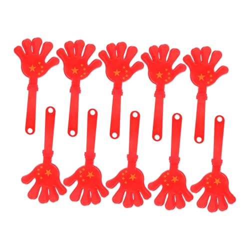 FUTUREORYY 10 Stück Teiliges Handklatscher aus Bunte Nationalflaggen Geräuschvolle Party und Sport Props Sicher und Portabel für Feierlichkeiten Schulaktivitäten und Festivals von FUTUREORYY