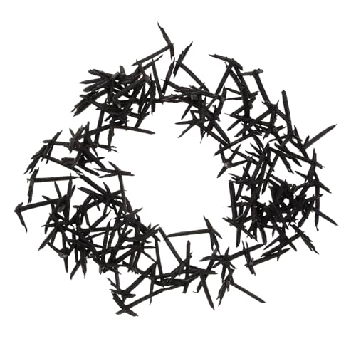 FUTUREORYY 100 Stück Teiliges Kunststoff Krähenklauen Zubehör Realistische Simulation Plastikfestes Bastelmaterial für DIY Halloween Deko für Innenbereich von FUTUREORYY
