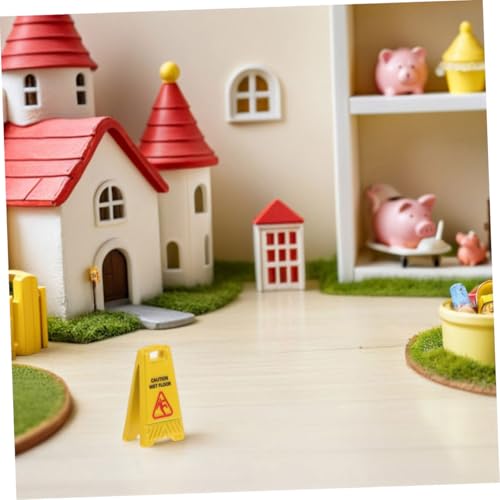 FUTUREORYY 12 Stück Schieben Sie Warnschild Vorsichtig Dollhouse Wet Floor Education Realistisches Rutschiges Bodenspielzeug Für Dollhouse Slippery Floor Warnung Plastik FUTUREORYY 12 Stück Schieben Sie Warnschild Vorsichtig Dollhouse Wet Floor Education Realistisches Rutschiges Bodenspielzeug Für Dollhouse Slippery Floor Warnung Plastik von FUTUREORYY