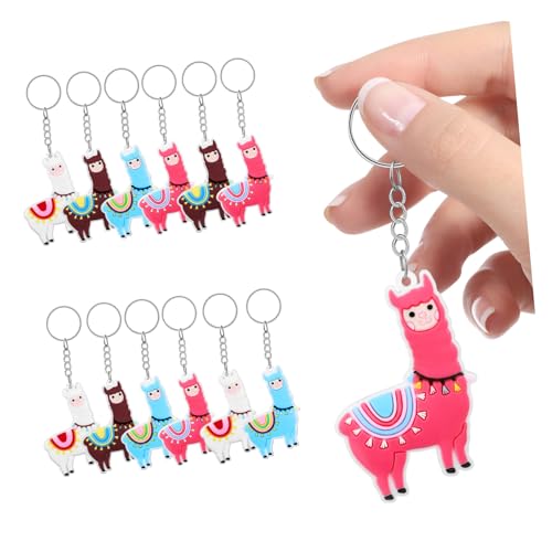 FUTUREORYY 12 Stück Teiliges Alpaka Schlüsselanhänger Niedliche Tier Schlüsselringe für Handtaschen und Rucksäcke Schlüsselanhänger für Fans FUTUREORYY 12 Stück Teiliges Alpaka Schlüsselanhänger Niedliche Tier Schlüsselringe für Handtaschen und Rucksäcke Schlüsselanhänger für Fans von FUTUREORYY