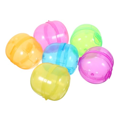 FUTUREORYY 12 Stück Teiliges Wiederverwendbare Offene Runde Kapselball Spielzeuge Leichte Stabile Kunststoffbehälter Transparent Farbig zum Befüllen mit Partygeschenken und Kleinigkeiten FUTUREORYY 12 Stück Teiliges Wiederverwendbare Offene Runde Kapselball Spielzeuge Leichte Stabile Kunststoffbehälter Transparent Farbig zum Befüllen mit Partygeschenken und Kleinigkeiten von FUTUREORYY