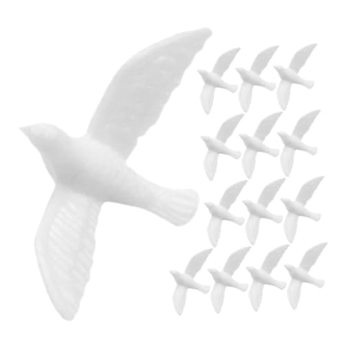 FUTUREORYY 14 Stück Teiliges Miniatur Tauben Weiß Resin Vogel Figuren Deko Mini Weißer Vogel Skulpturen für Puppenhaus Cake Topper Moos Landschaft Dekoration FUTUREORYY 14 Stück Teiliges Miniatur Tauben Weiß Resin Vogel Figuren Deko Mini Weißer Vogel Skulpturen für Puppenhaus Cake Topper Moos Landschaft Dekoration von FUTUREORYY