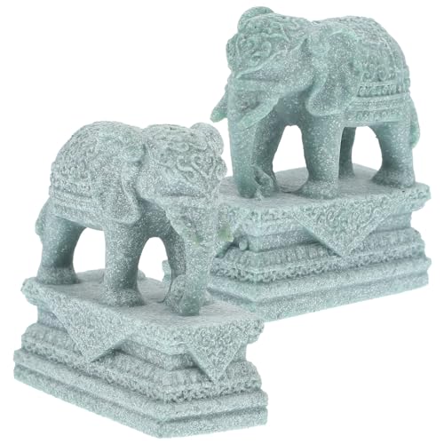 FUTUREORYY 1paar Mini Elefant Skulptur Aus Sandstein Realistische Deko-Figur Für Fischbecken Teepet Oder Tisch Für Harmonische Wohnräume Detailreiche Ornamente FUTUREORYY 1paar Mini Elefant Skulptur Aus Sandstein Realistische Deko-Figur Für Fischbecken Teepet Oder Tisch Für Harmonische Wohnräume Detailreiche Ornamente von FUTUREORYY