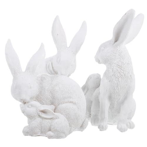 FUTUREORYY 1satz Vintage Harz Kaninchen Figuren Nordic Deko Für Innen Und Außenbereich Mutter Kaninchen Statue Teiliges Für Wohnzimmer Schlafzimmer Und Büro Deko FUTUREORYY 1satz Vintage Harz Kaninchen Figuren Nordic Deko Für Innen Und Außenbereich Mutter Kaninchen Statue Teiliges Für Wohnzimmer Schlafzimmer Und Büro Deko von FUTUREORYY