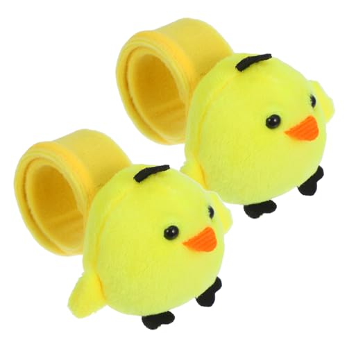 FUTUREORYY 2 Stück Kleines Huhn-Armband Schlagarmbänder Masse gefülltes Schlagarmband Animal-Slap-Armbänder Schlagarmband Kuscheltiere Bulk-Slap-Armbänder Plüsch FUTUREORYY 2 Stück Kleines Huhn-Armband Schlagarmbänder Masse gefülltes Schlagarmband Animal-Slap-Armbänder Schlagarmband Kuscheltiere Bulk-Slap-Armbänder Plüsch von FUTUREORYY