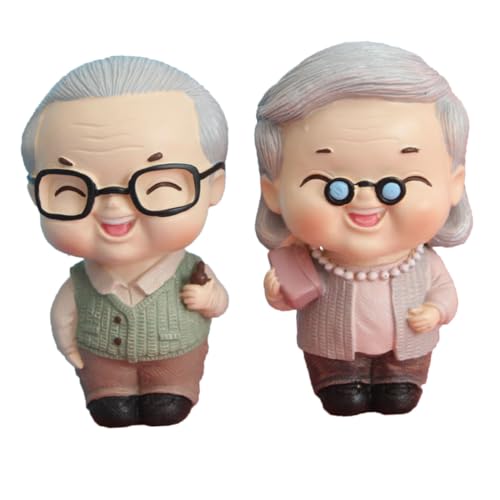 FUTUREORYY 2 Stück Niedliche Großeltern Kuchenfigur Teilig Tortendeko Geburtstagstorte Ornament Gestaltete Opa Oma Deko für Kuchen Muffins Festliche Anlässe FUTUREORYY 2 Stück Niedliche Großeltern Kuchenfigur Teilig Tortendeko Geburtstagstorte Ornament Gestaltete Opa Oma Deko für Kuchen Muffins Festliche Anlässe von FUTUREORYY