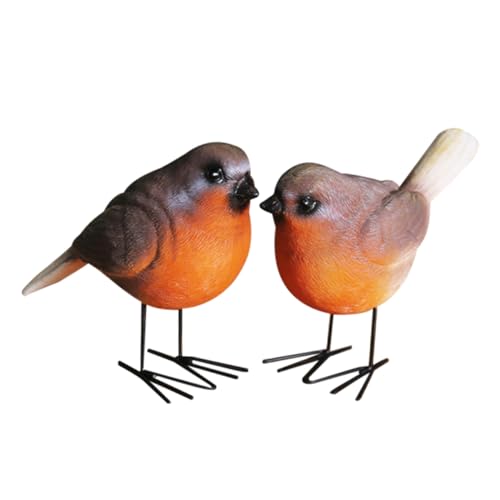 FUTUREORYY 2 Stück Resin Vogel Statue Teiliges Realistische Kleine Vogelfiguren für Innen und Außen Langlebige Gartendekoration Naturgetreue Dekoornamente für Schreibtisch und Terrasse FUTUREORYY 2 Stück Resin Vogel Statue Teiliges Realistische Kleine Vogelfiguren für Innen und Außen Langlebige Gartendekoration Naturgetreue Dekoornamente für Schreibtisch und Terrasse von FUTUREORYY