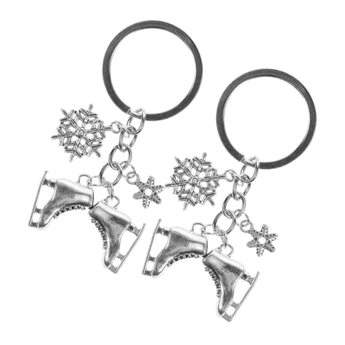 FUTUREORYY 2 Stück Schlittschuhe Ring Schüttgut Figur Schlittschuh Schlüsselanhänger Rucksack Eislaufschlüsselkette Party Eislaufspielzeug Tasche Zinklegierung Silver FUTUREORYY 2 Stück Schlittschuhe Ring Schüttgut Figur Schlittschuh Schlüsselanhänger Rucksack Eislaufschlüsselkette Party Eislaufspielzeug Tasche Zinklegierung Silver von FUTUREORYY