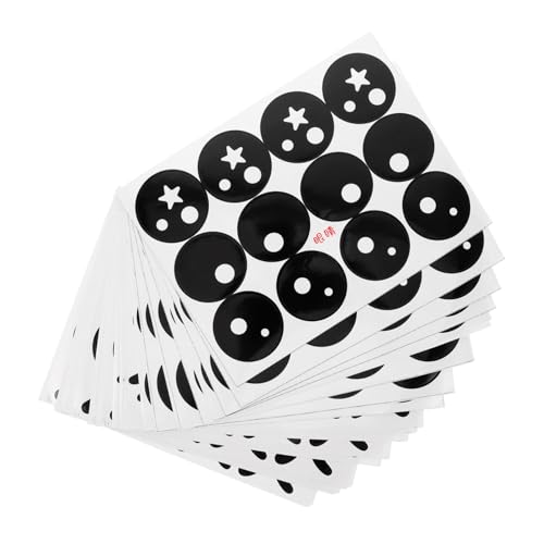 FUTUREORYY 20 Blatt Ballonaugenaufkleber Bastelaufkleber Handwerkliche Augen Aufkleber Augen Halloween-handwerk Augen Aufkleber Pvc von FUTUREORYY