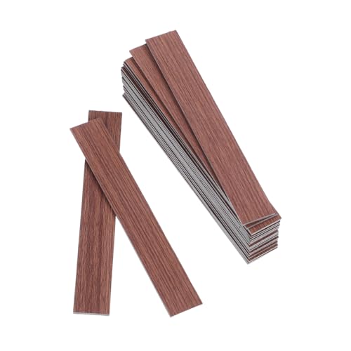 FUTUREORYY 20 Stück Puppenhaus Bodenplatten Selbstklebend Realistisches Holzmaserung Design Vielseitig für DIY Miniatur Puppenhaus Dekoration Einfache Kompatibel mit Verschiedenen von FUTUREORYY
